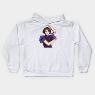 Wednesday dance - minimalist rogue Kids Hoodie